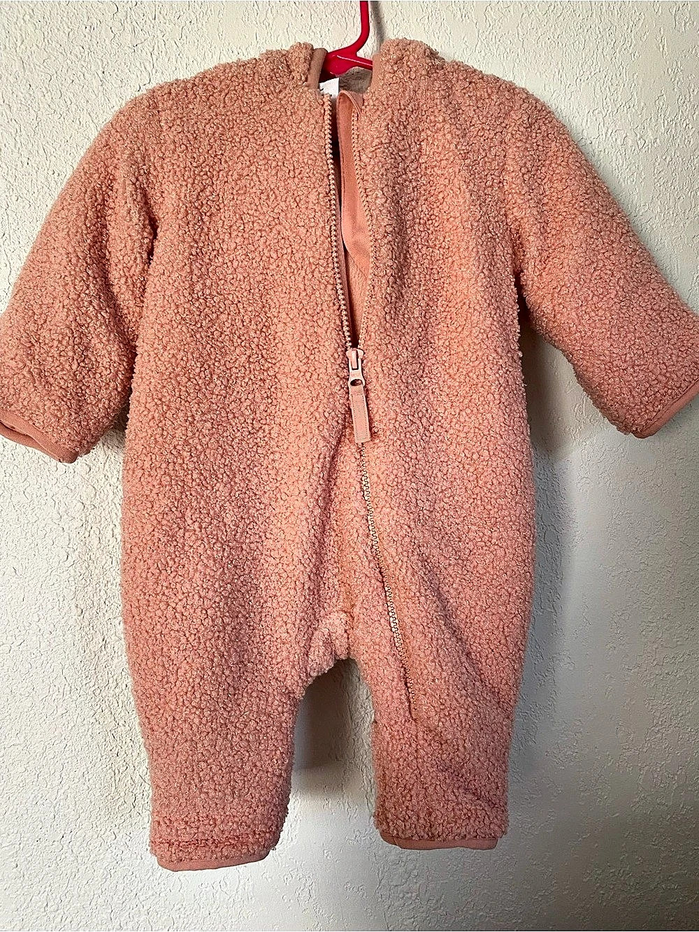 The Children's Place Baby Fleece Footie in Pink 3-6M Like New